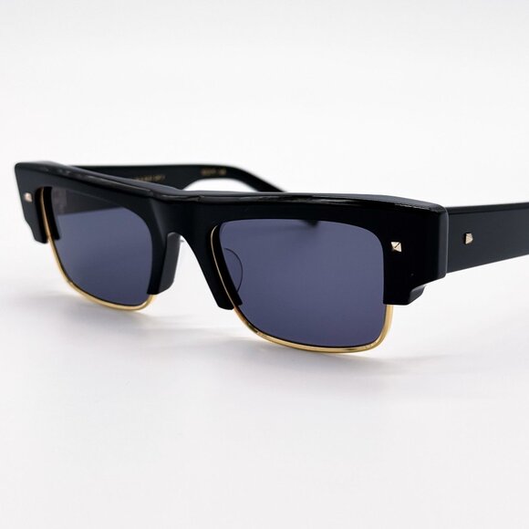 NEW VALENTINO SUNGLASSES VLS-164A BLACK MEN EYEWEAR - Picture 6 of 9